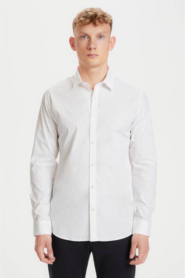 Matinique Slim fit zakelijk overhemd met stretch model 'Robo'