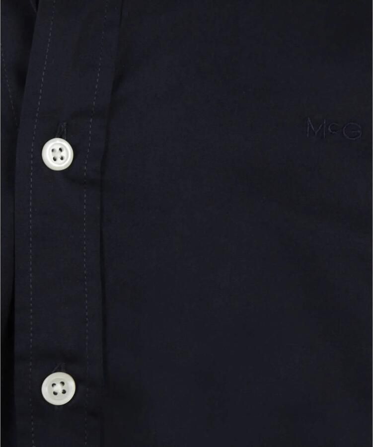 McGregor poplin regular fit zakelijk overhemd donkerblauw - Foto 2