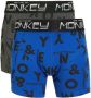 Me & My Monkey boxershort set van 2 army blauw Groen Jongens Stretchkatoen 104 - Thumbnail 1