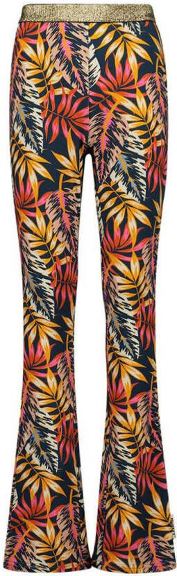 Me & My Monkey flared broek multi
