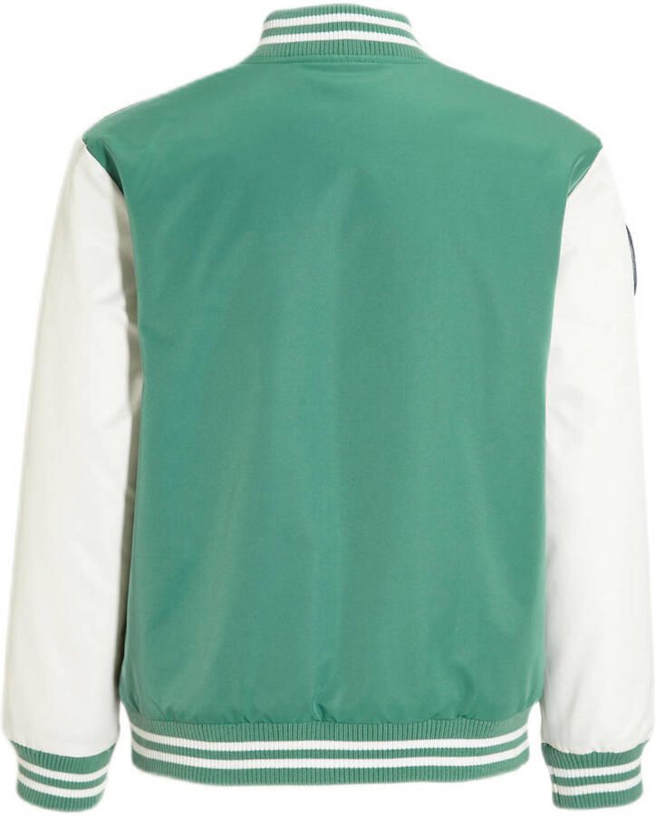 Me & My Monkey baseball jacket Paul groen Jas Jongens Polyester Ronde hals 104 - Foto 2