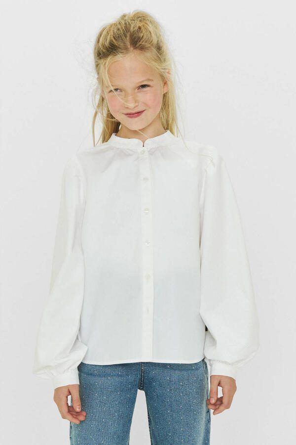 Me & My Monkey blouse Robin wit - Foto 3