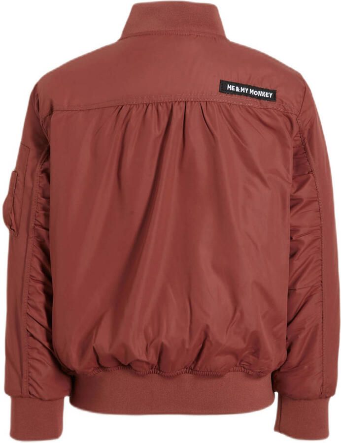 Me & My Monkey bomberjack zomer Melis oudroze Jas Meisjes Polyester Ronde hals 176