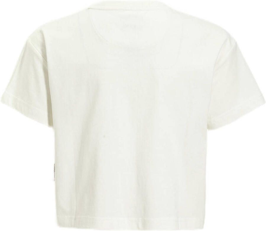 Me & My Monkey boxy T-shirt met printopdruk wit
