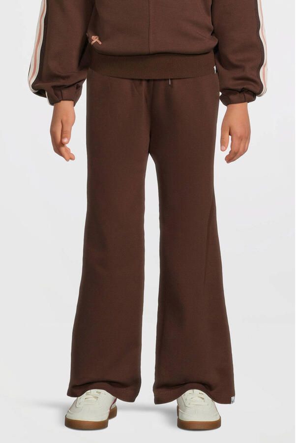 Me & My Monkey broek met streep donkerbruin - Foto 2