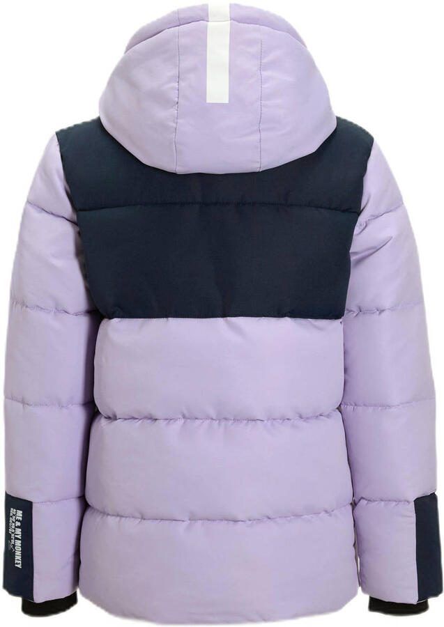 Me & My Monkey colourblock puffer jas