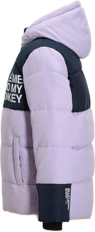 Me & My Monkey colourblock puffer jas - Foto 5