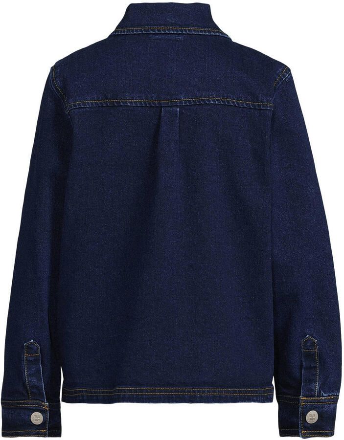 Me & My Monkey denim overshirt donkerblauw