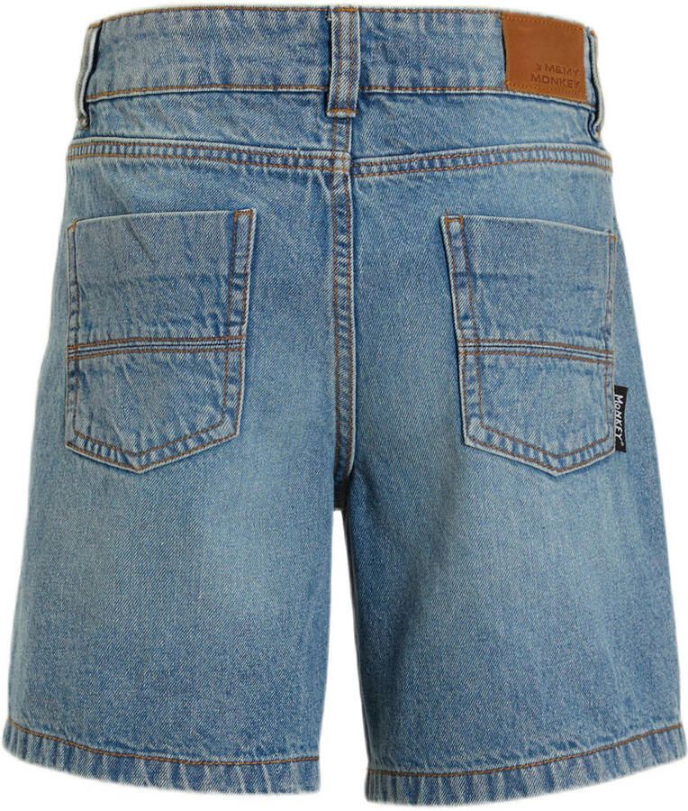 Me & My Monkey denim short Tijmen blauw - Foto 2
