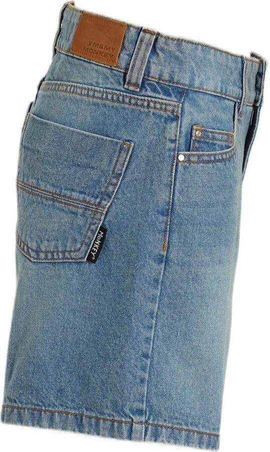 Me & My Monkey denim short Tijmen blauw - Foto 3