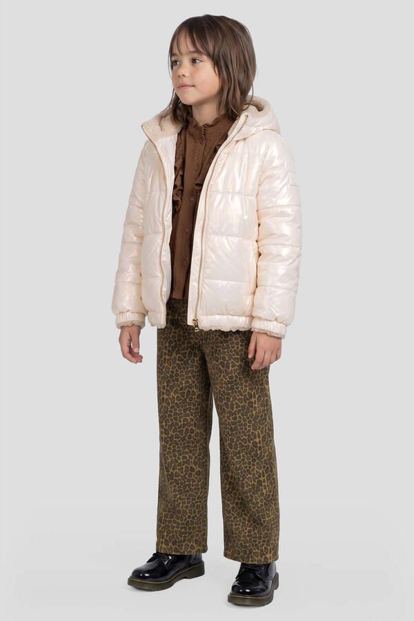 Me & My Monkey faux fur winterjas zand - Foto 3