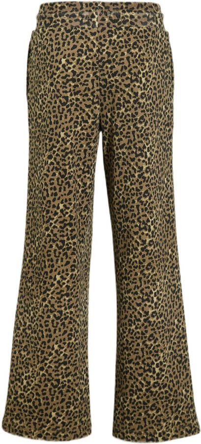 Me & My Monkey flared broek panterprint