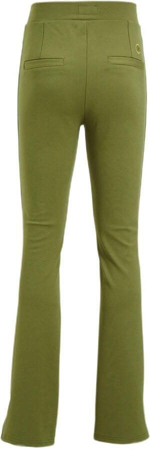 Me & My Monkey flared broek Pixi khaki Groen Meisjes Viscose Effen 158 164 - Foto 2