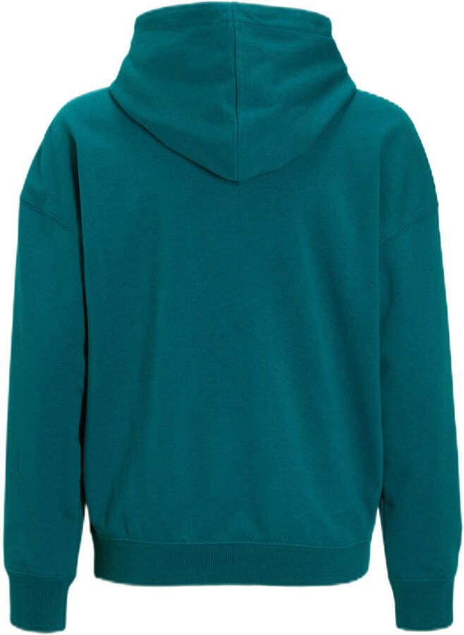 Me & My Monkey hoodie Ava met printopdruk groen