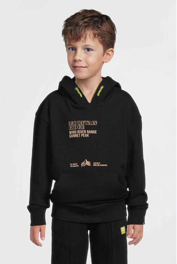 Me & My Monkey hoodie met printopdruk zwart - Foto 3