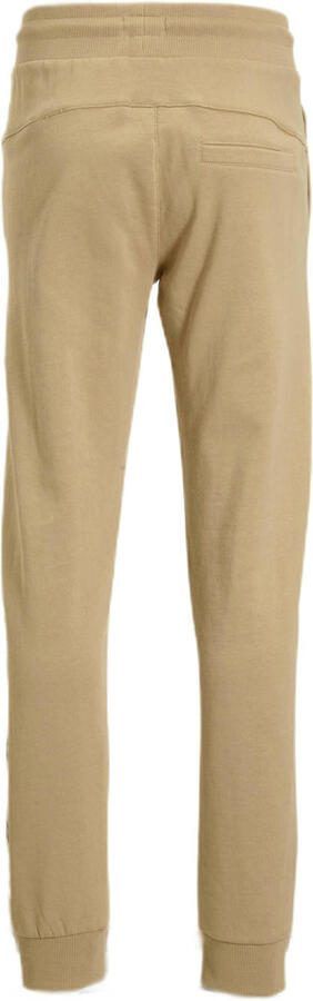 Me & My Monkey joggingbroek met printopdruk beige
