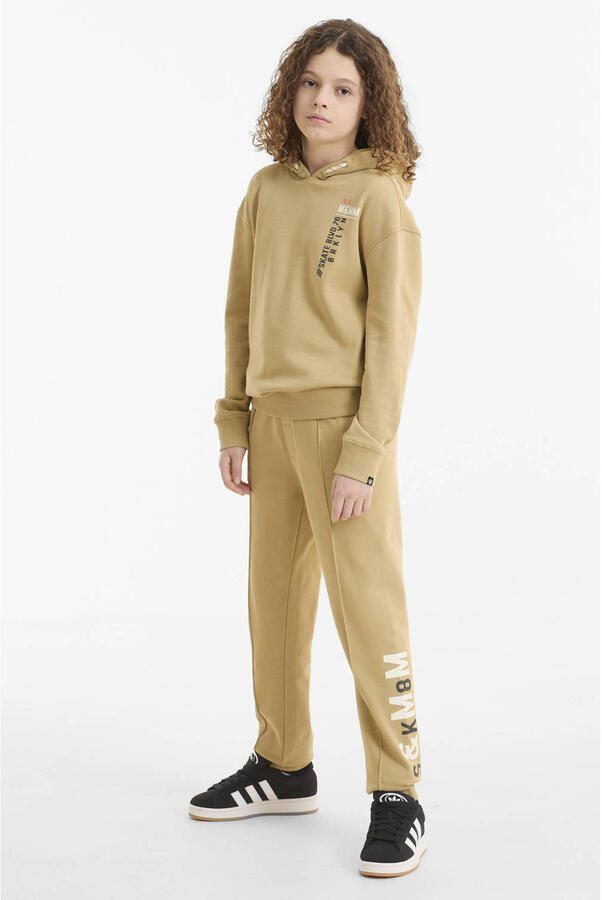 Me & My Monkey joggingbroek met printopdruk beige - Foto 2