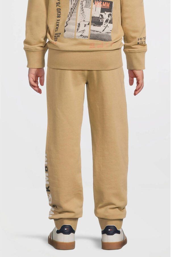 Me & My Monkey joggingbroek met printopdruk beige - Foto 4