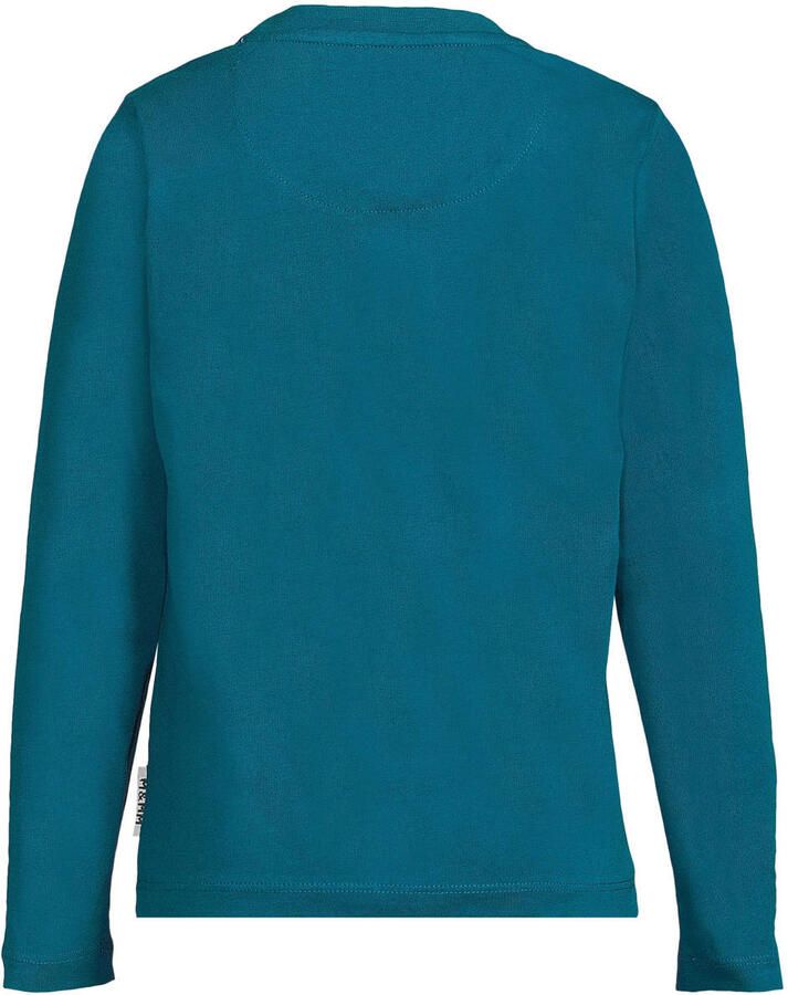 Me & My Monkey longsleeve met badge petrol