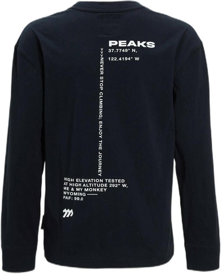 Me & My Monkey longsleeve met printopdruk