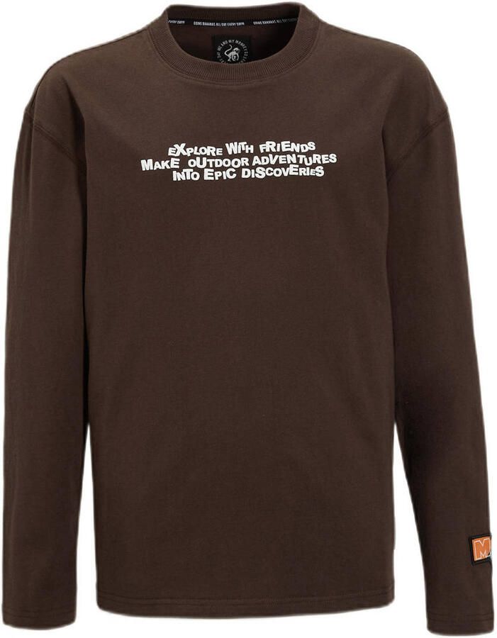 Me & My Monkey longsleeve met printopdruk