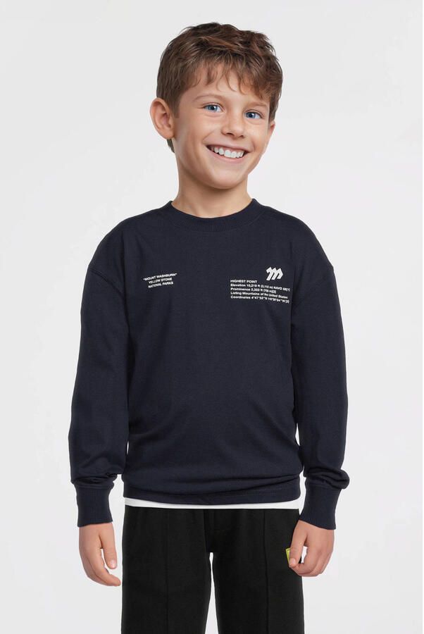 Me & My Monkey longsleeve met printopdruk - Foto 3