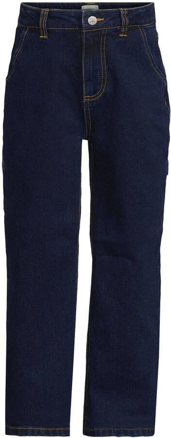 Me & My Monkey loose fit jeans donkerblauw