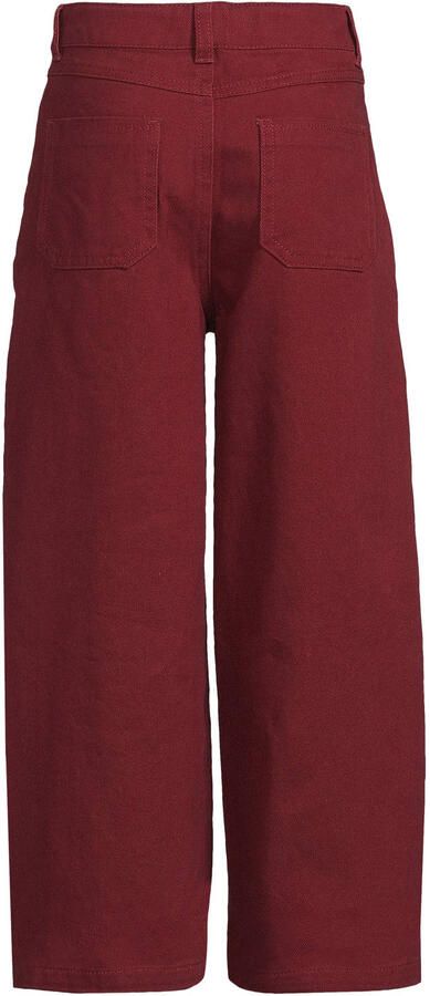 Me & My Monkey loose fit jeans donkerrood Meisjes Denim Effen