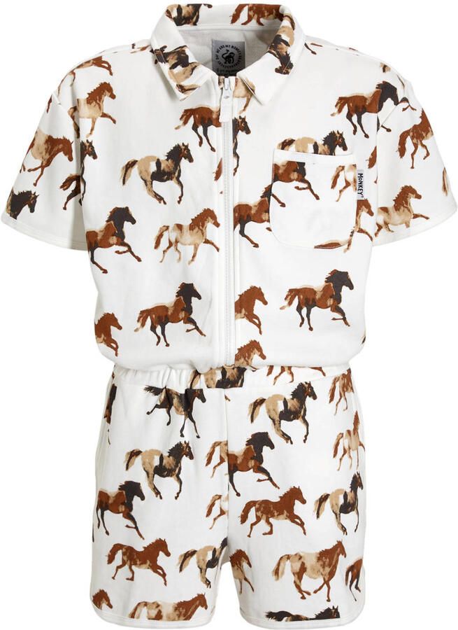 Me & My Monkey playsuit bruin