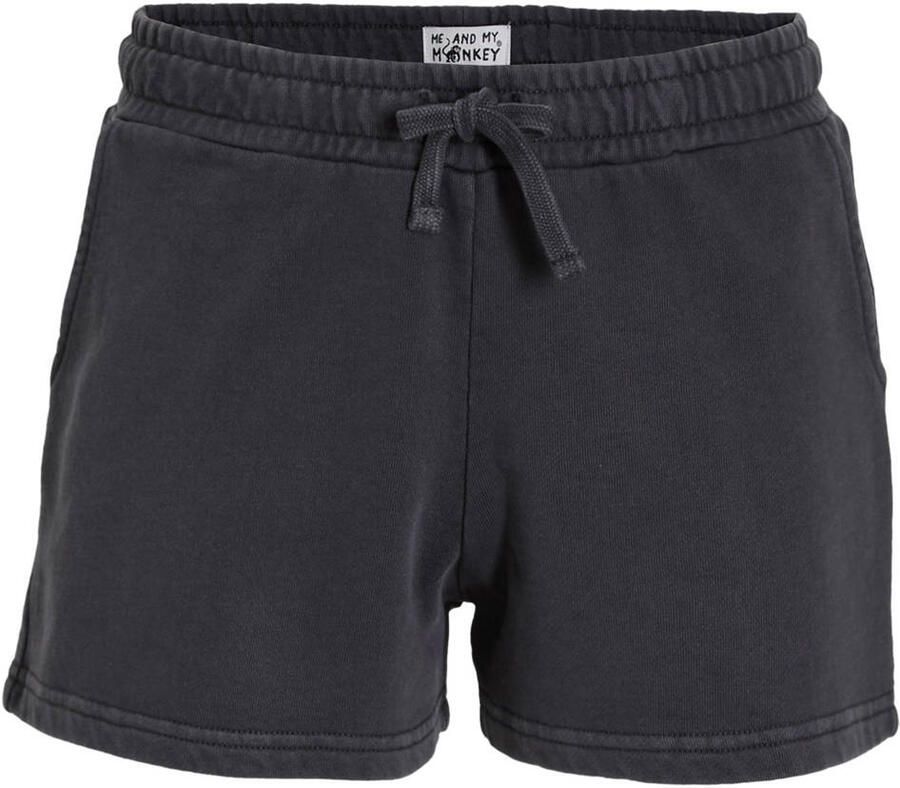 Me & My Monkey regular sweatshort antraciet