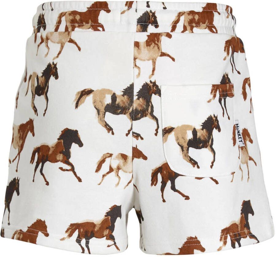 Me & My Monkey regular sweatshort bruin - Foto 2