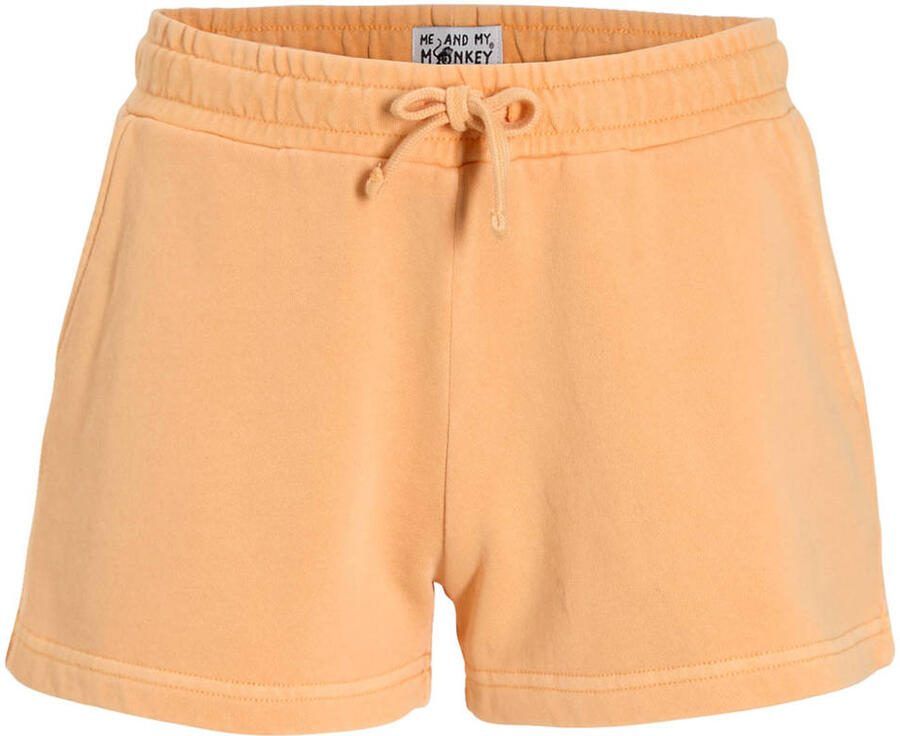 Me & My Monkey regular sweatshort oranje