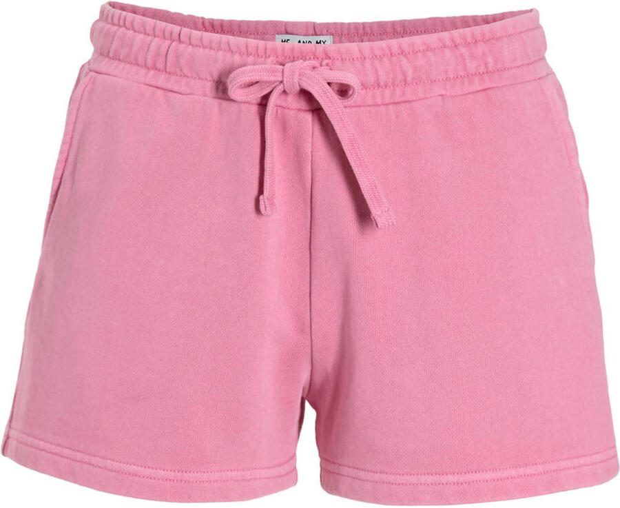 Me & My Monkey regular sweatshort roze