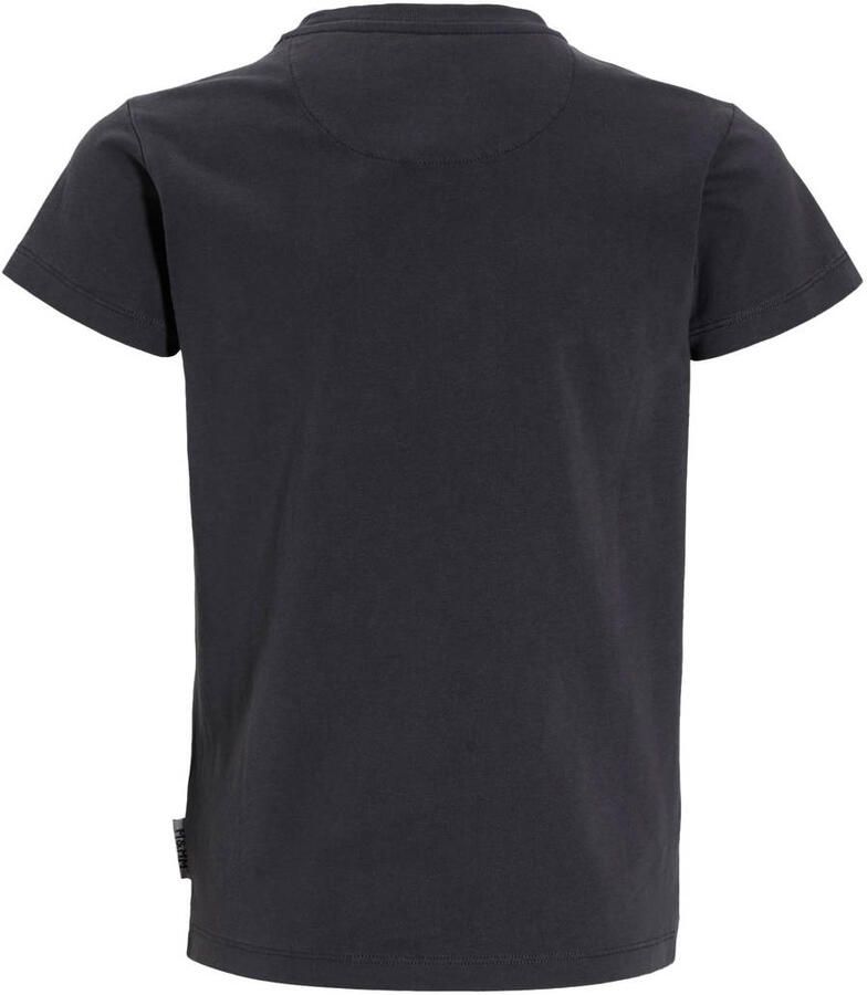 Me & My Monkey regular T-shirt Chloe antraciet met glitter