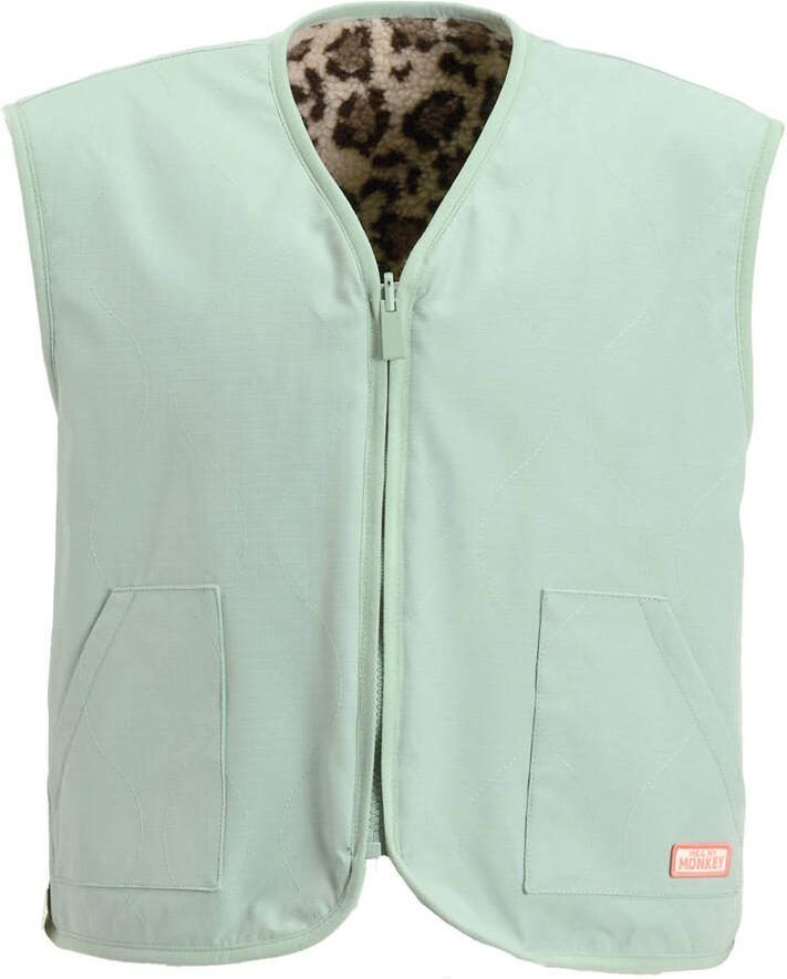Me & My Monkey reversible gilet mintgroen - Foto 3