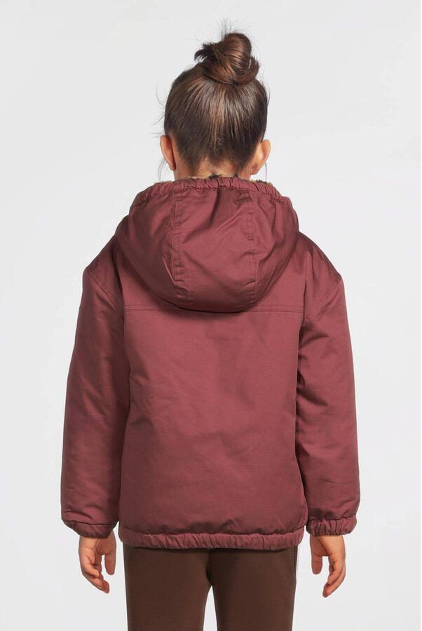 Me & My Monkey reversible puffer jas roze panterprint - Foto 3