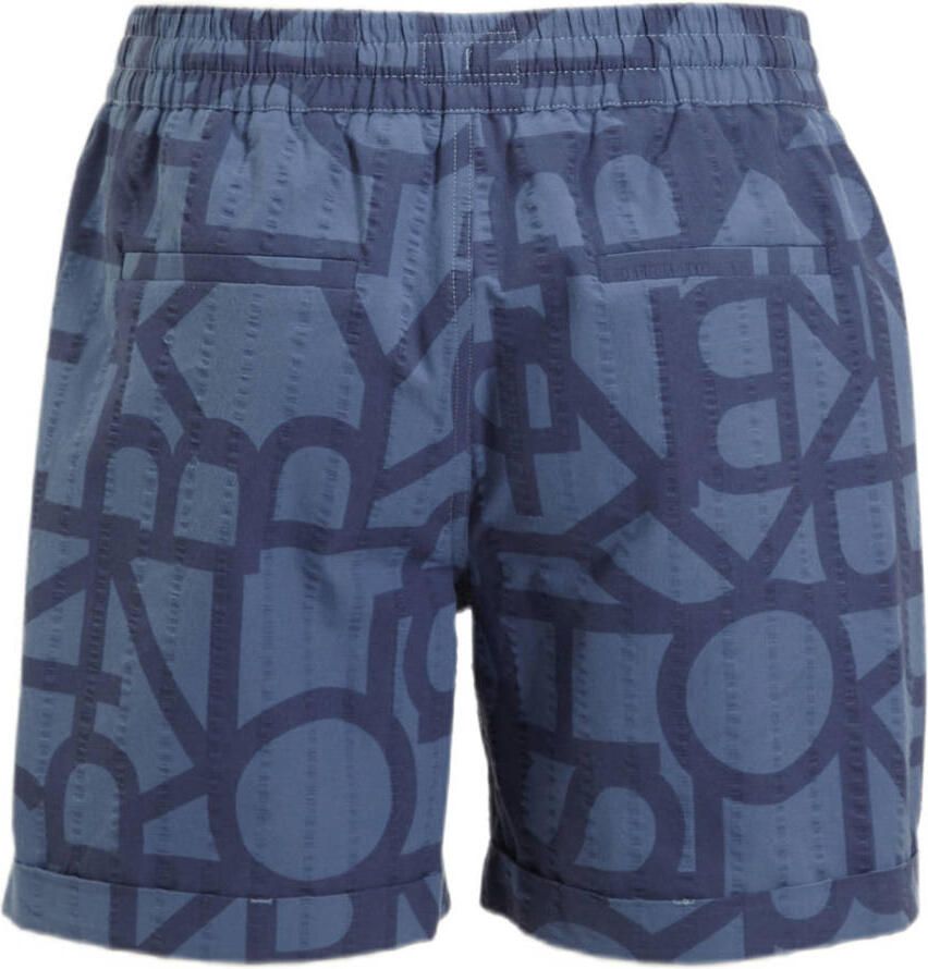 Me & My Monkey short Pake met all over print blauw Korte broek Jongens Katoen 152