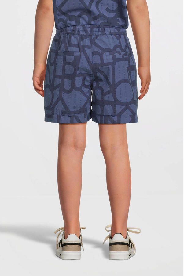 Me & My Monkey short Pake met all over print blauw Korte broek Jongens Katoen 152 - Foto 4