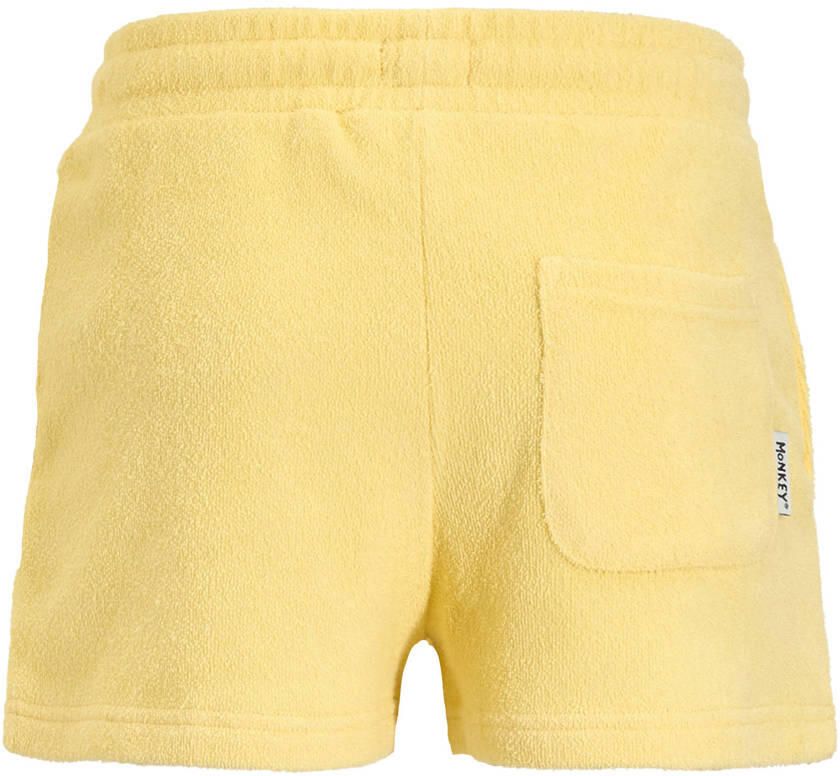 Me & My Monkey short van badstof geel