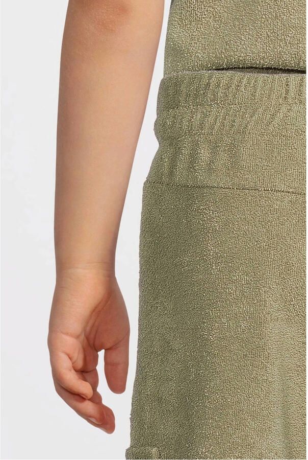 Me & My Monkey short van badstof khaki - Foto 2