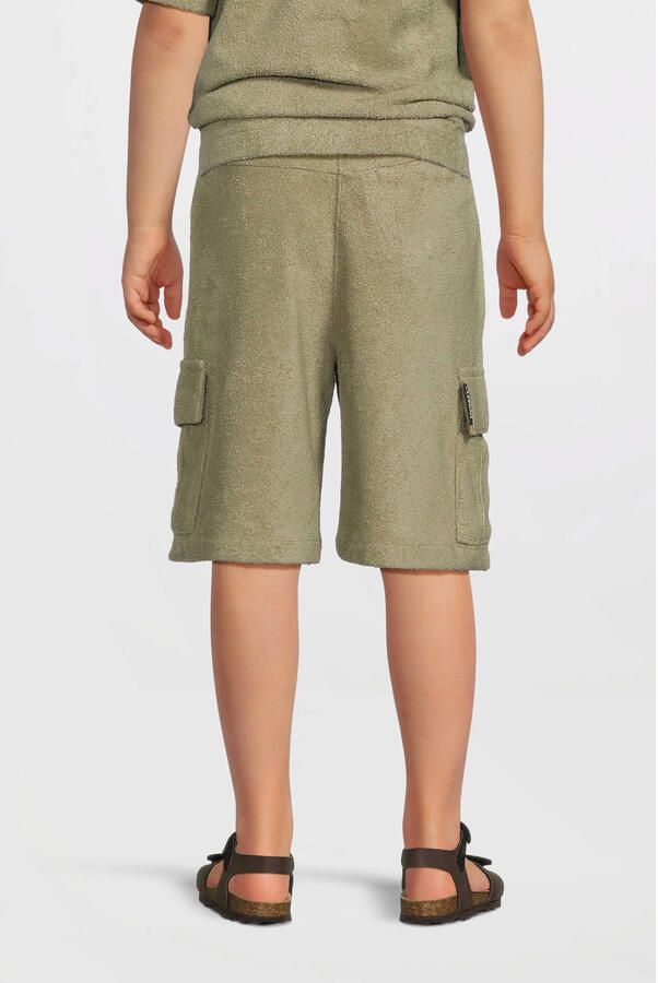 Me & My Monkey short van badstof khaki - Foto 5