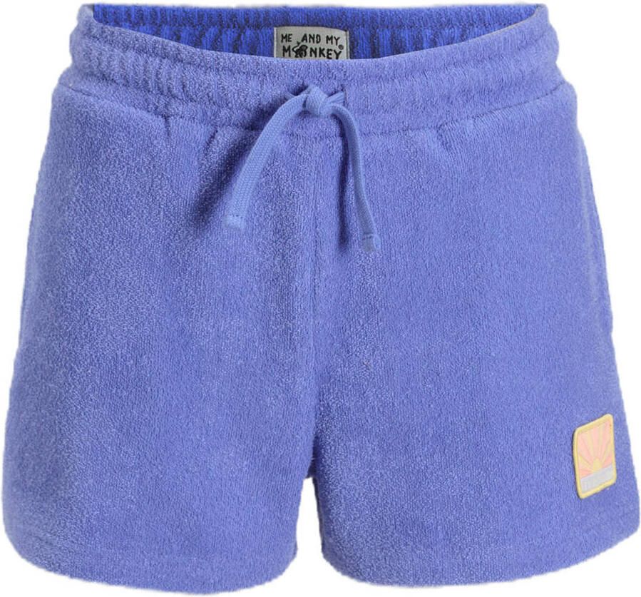 Me & My Monkey short van badstof paars - Foto 1