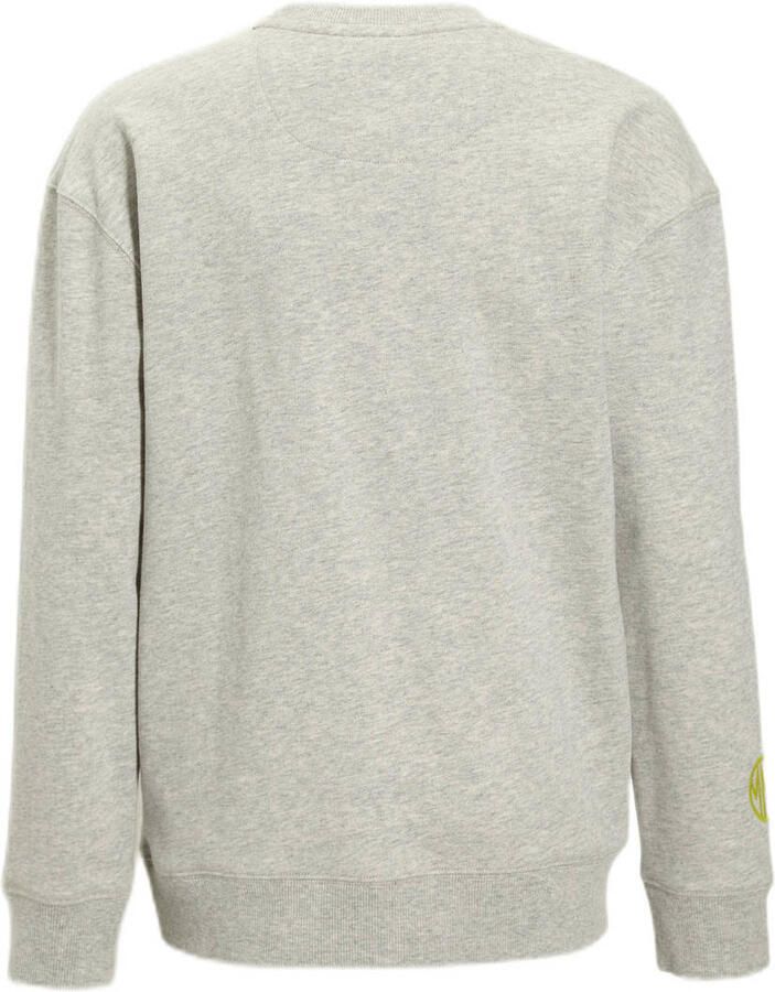 Me & My Monkey sweater grijs melange