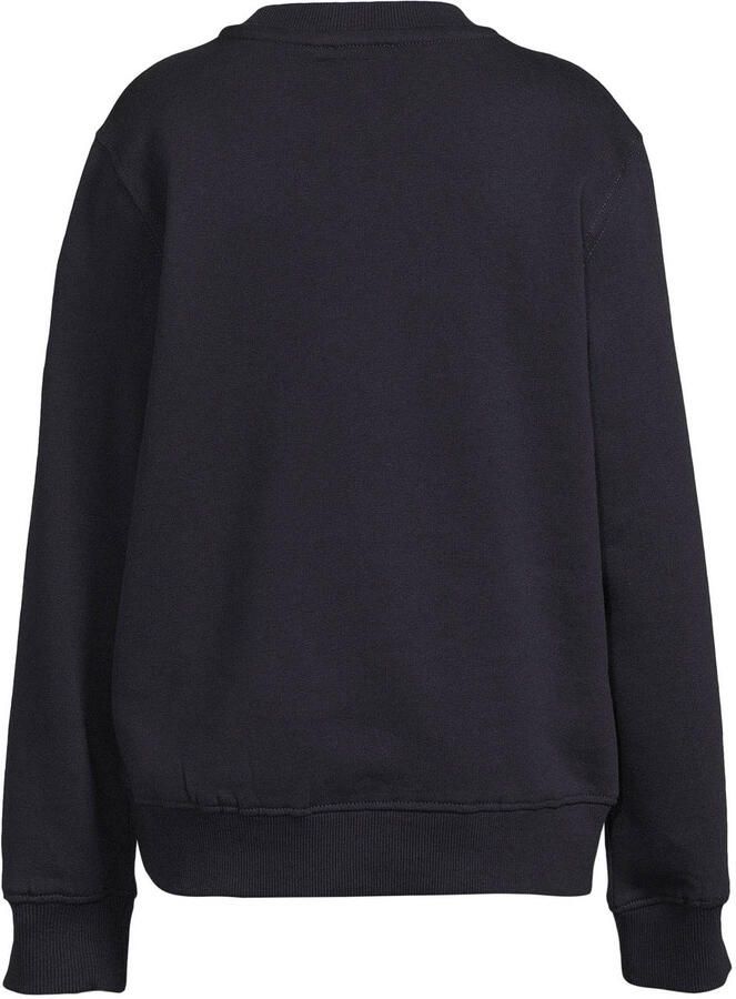 Me & My Monkey sweater met tekst Blauw Jongens Katoen Ronde hals Tekst