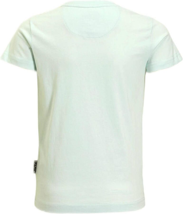 Me & My Monkey T-shirt met printopdruk lichtblauw - Foto 2