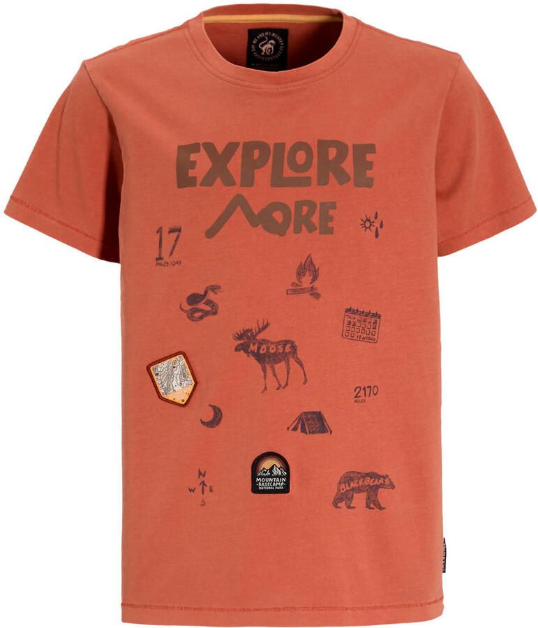 Me & My Monkey T-shirt oranje