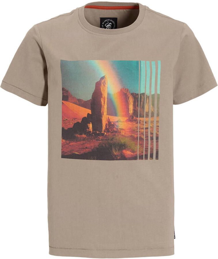Me & My Monkey T-shirt zand