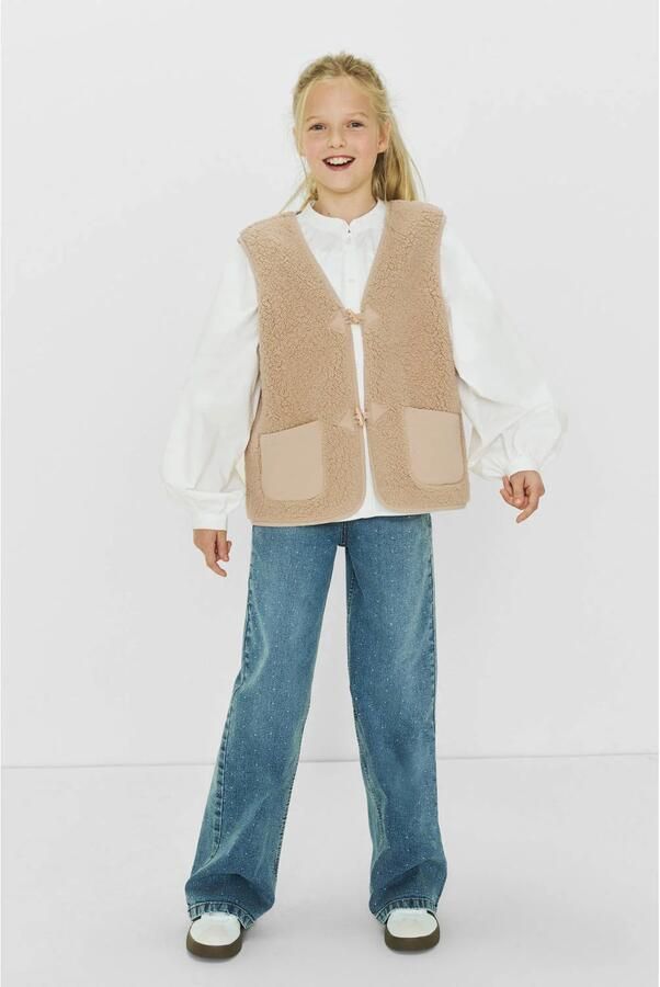 Me & My Monkey teddy gilet Roa beige - Foto 2