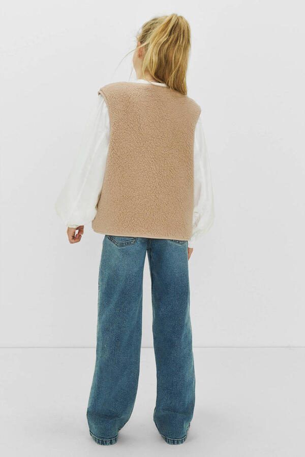 Me & My Monkey teddy gilet Roa beige - Foto 3