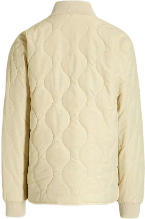 Me & My Monkey tussenjas Mea beige Meisjes Polyester Ronde hals Effen 140